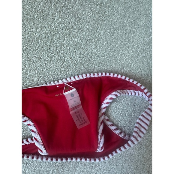 Spiritual Gangster Sundara Red‎ White Bikini Bottom Medium - Picture 6 of 6